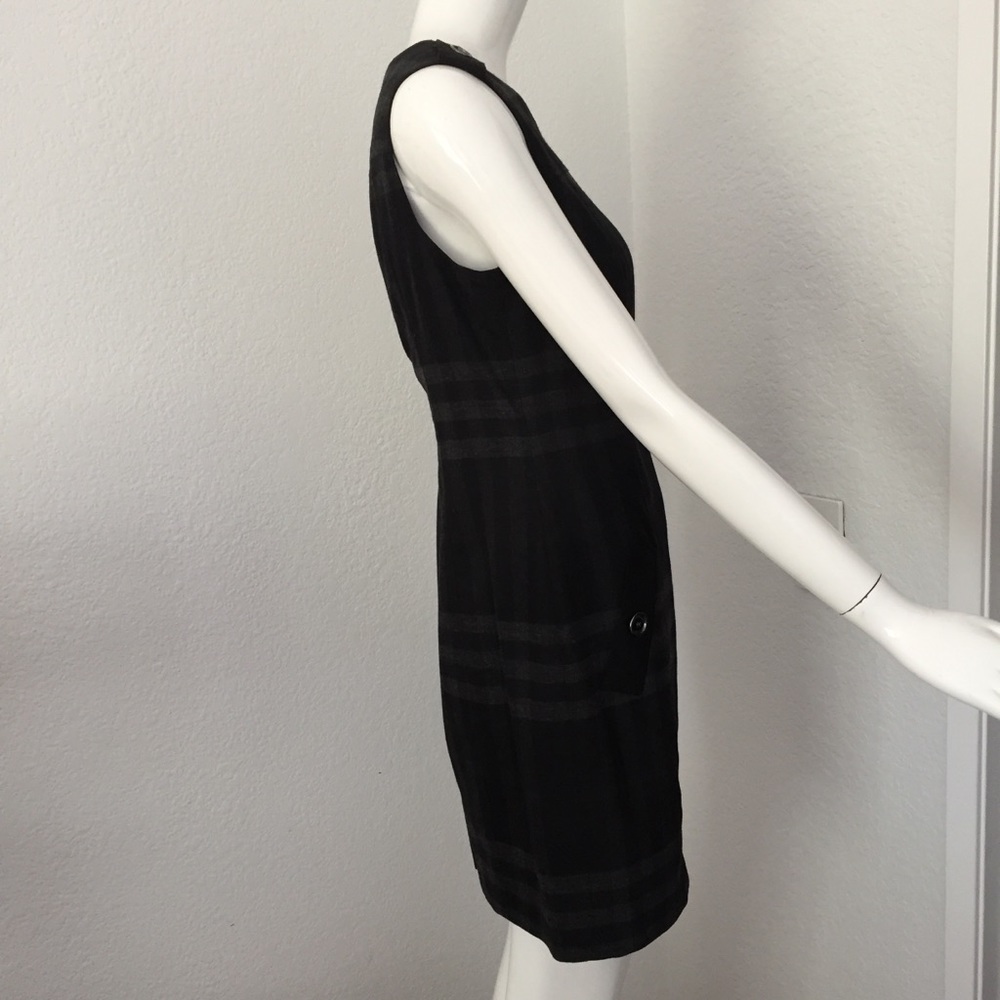 Burberry gray check shift wool dress - Picture 8 of 13